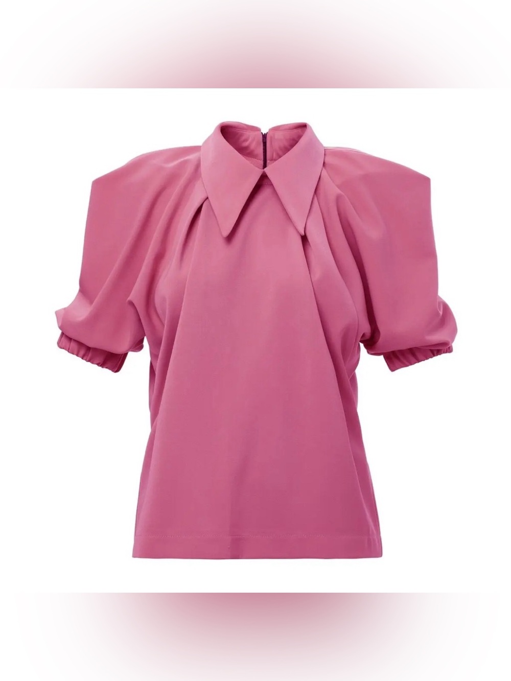 Julia Allert Dusty Rose Statement Sleeve Blouse XXL NWT